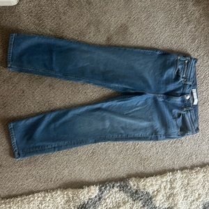 AYR Women's The Bomb Pop Medium Wash Blue High Rise Cropped Jeans Size W31